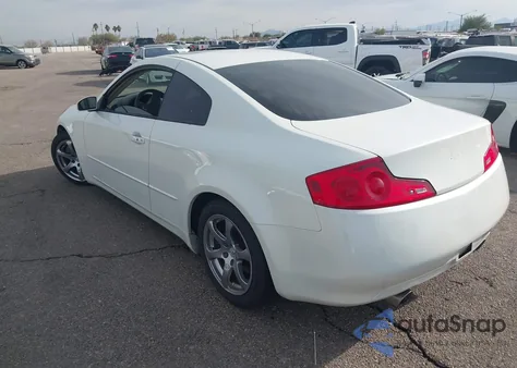 2007 Infiniti G35 from USA, damaged, VIN JNKCV54E67M901263